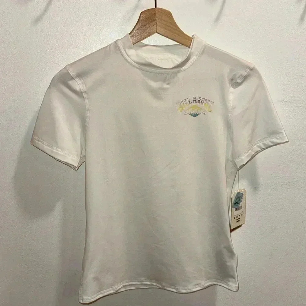 Billabong Core Short Sleeve Surf Tee/Rashguard - white